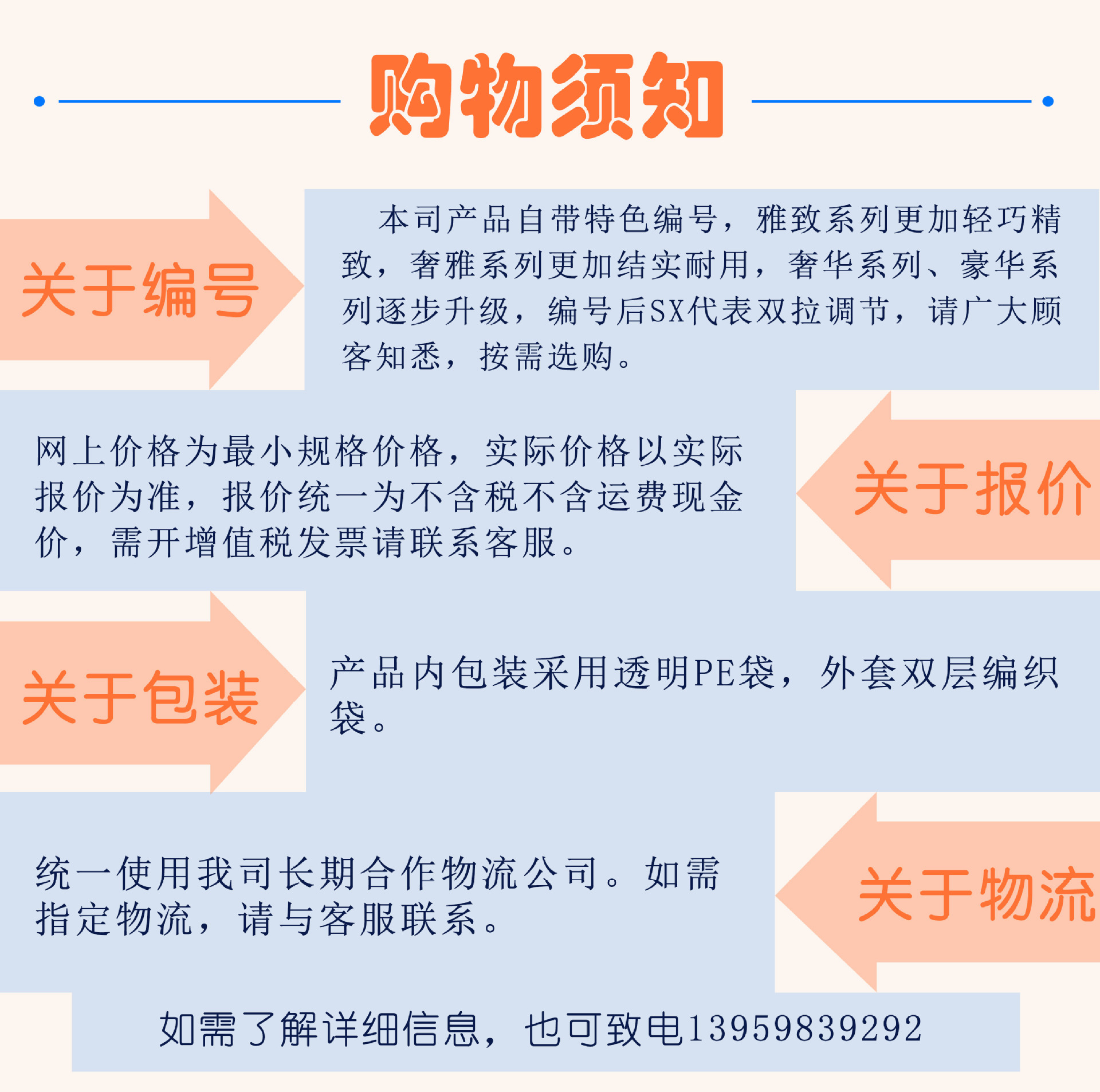 购物须知