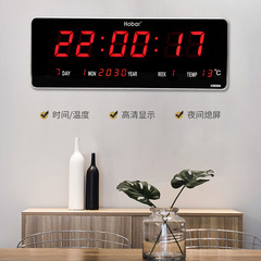 大画面スマートデジタル万年暦リビングルーム電子時計壁掛け時計家庭用電子時計壁掛け