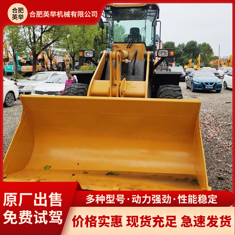 Comercio exterior venta noventa por ciento nueva carretilla elevadora, cargadora de descarga delantera 96L, buena condición de carretilla elevadora de proyecto