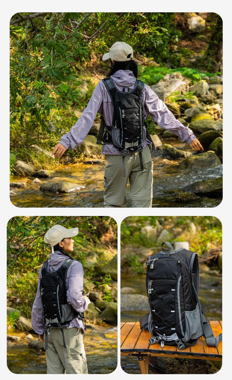 Neuer grenzüberschreitender Outdoor-Wanderrucksack Unisex großvolumig multifunktional wasserdicht Reise-Trekking-Weste Rucksack Rucksack