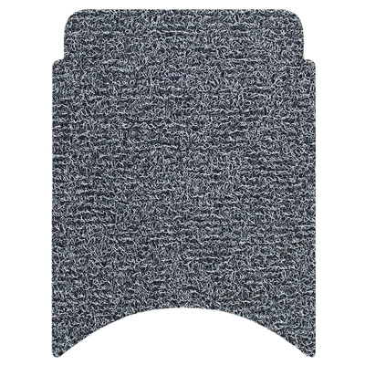 Suitable for No.9 Q80C foot pad Electric vehicle foot mat - black-and-gray-silk-circle-foot-pads