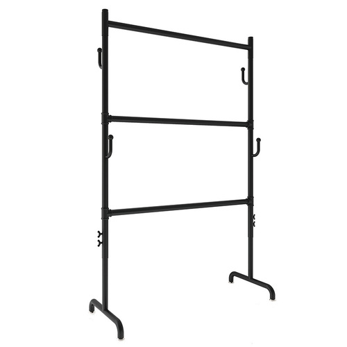 Liftable double-layer coat rack floor-standing bedroom household two or three-layer clothes rail rental house dormitory balcony clothes drying rack