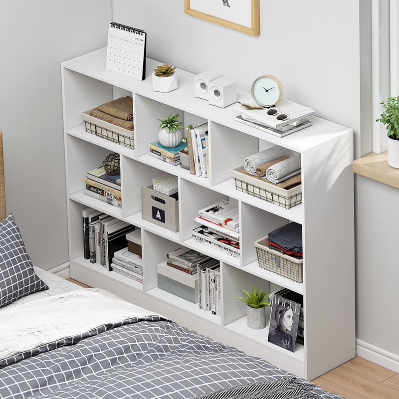 Simple estantería de pared de piso sala de estar de almacenamiento en capas rack de almacenamiento armario simple moderno hogar estantería