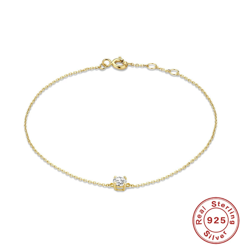 Модный бренд минималистская базовая bracelet, серебро 925 образец, европейский стиль