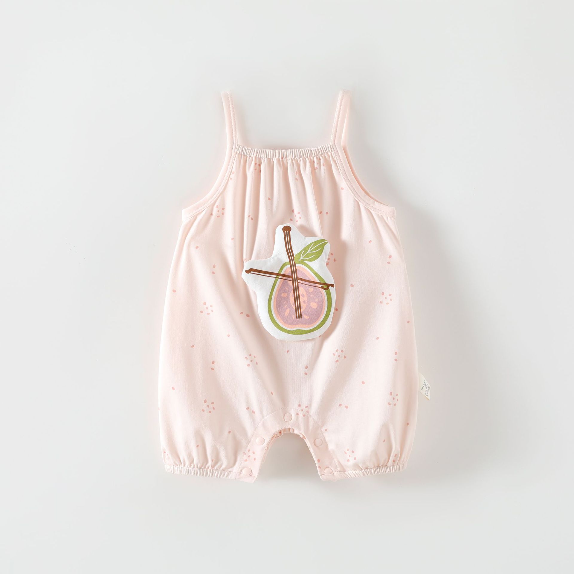 Pink and waxy guava-sling one-piece