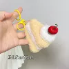 Curly yellow cake (keychain)
