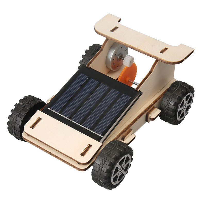 太阳能小车科学实验模型diy手工自制赛车科技小制作Steam教具材料|undefined