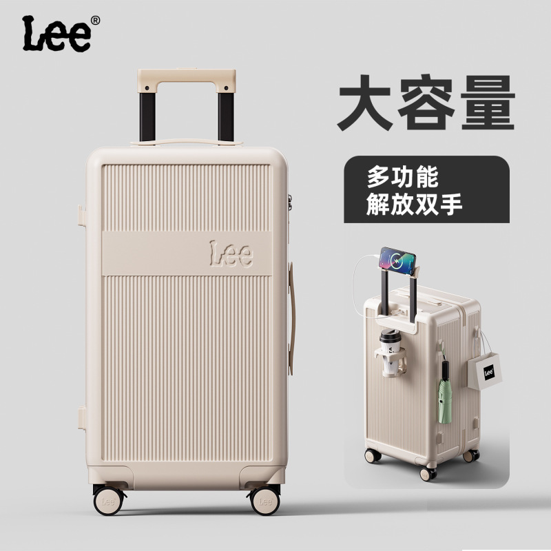新款行李箱万向轮旅行箱多功能密码20大容量拉杆箱箱男女学生箱子|undefined