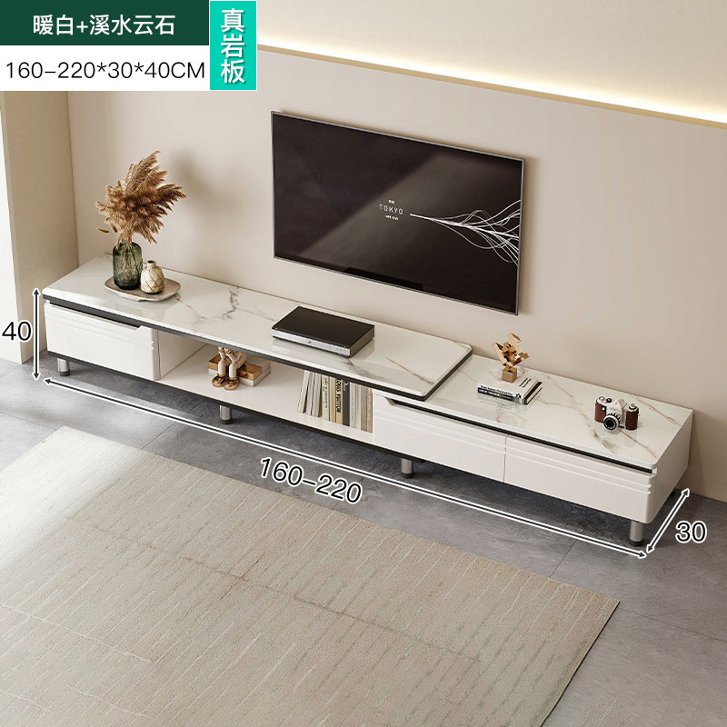 Gabinete de TV simple moderno pequeño apartamento sala de estar en casa gabinete de TV gabinete de piso de lujo mesa de café gabinete de TV combinación