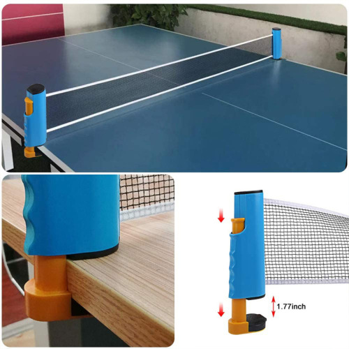 Cross-border hot selling REGAIL boxed table tennis telescopic rack set 2-shot 4-ball table tennis racket rack set