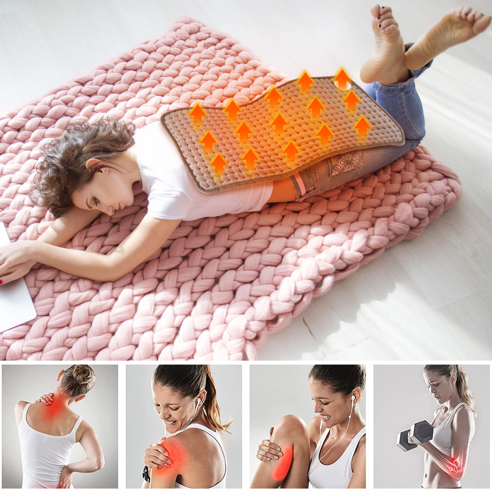 Winter physical therapy heating pad for office use, far-infrared hot compress pad, electric heating blanket_voghion.com