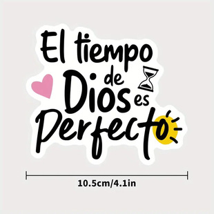Cross Border Car Sticker One Spanish Bible Revelation Sticker - Perfect God's Moment Sticker
