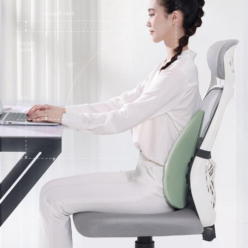 Ergonomic tired lumbar pillow cushion office chair car office computer chair sedentary cushion pillow artifact pillow 4