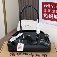 c家女包新款empare34手提包时尚复古风保龄球包包单肩法棍女包