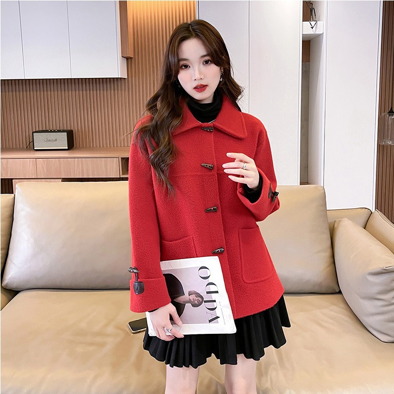 E8226 1020K ÁO KHOÁC NỮ HONTYF ÁO LEN DÁNG DỘNG MÙA XUÂN THU ĐÔNG DÀY ẤM THỜI TRANG NỮ G03 SẢN PHẨM MỚI