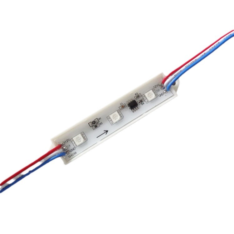 Caja de luz LED módulo a todo color cuadrado reflexión difusa sinfo palabra luminosa caja de luz programable palabra escaneo 5050RGB