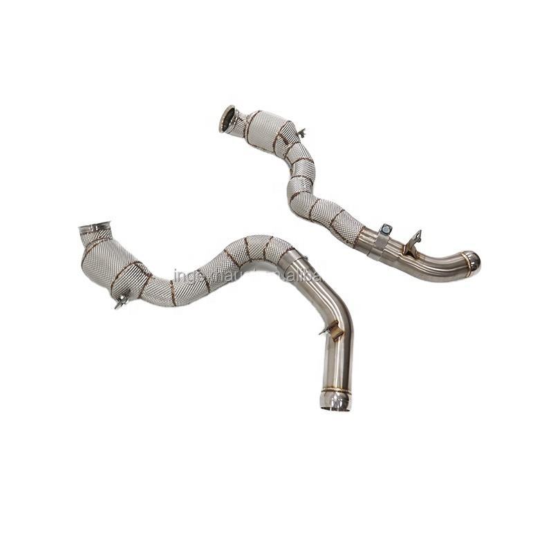 Suitable for Mercedes-Benz AMG GLE63 AMG W166 C292 5.5T with catalytic downpipe and heat shield