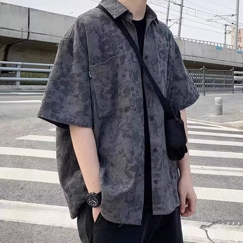 Men's Summer T-Shirt Casual Streetwear Loose Fit Fashion Top Sweatshirt Daily Wear Outerwear