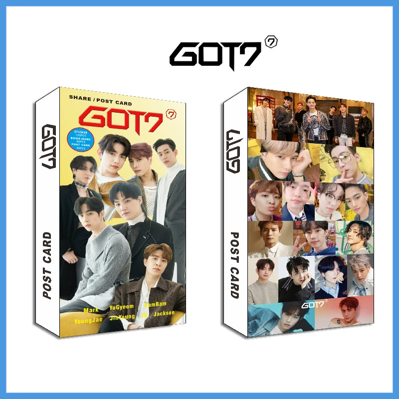 Got7 TWICE TIYZ 30 LOMO Карта 120 наборов нашивок в наличии
