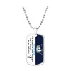 Necklace, epoxy resin stainless steel, European style, suitable for import, Birthday gift