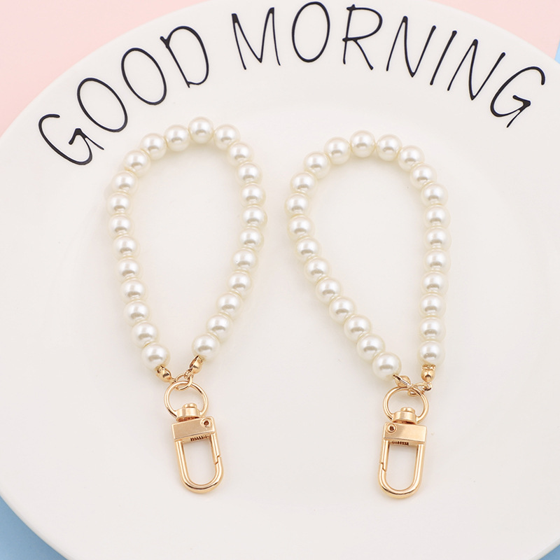 简约时尚珍珠汽车钥匙扣气质女生小礼品个性情侣包包挂件创意挂饰