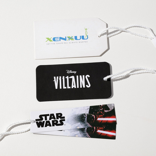 Custom Copperplate Paper Clothing General Hang Tags High-End Women's Labels Badges 400g Special Paper Hang Tags Customization