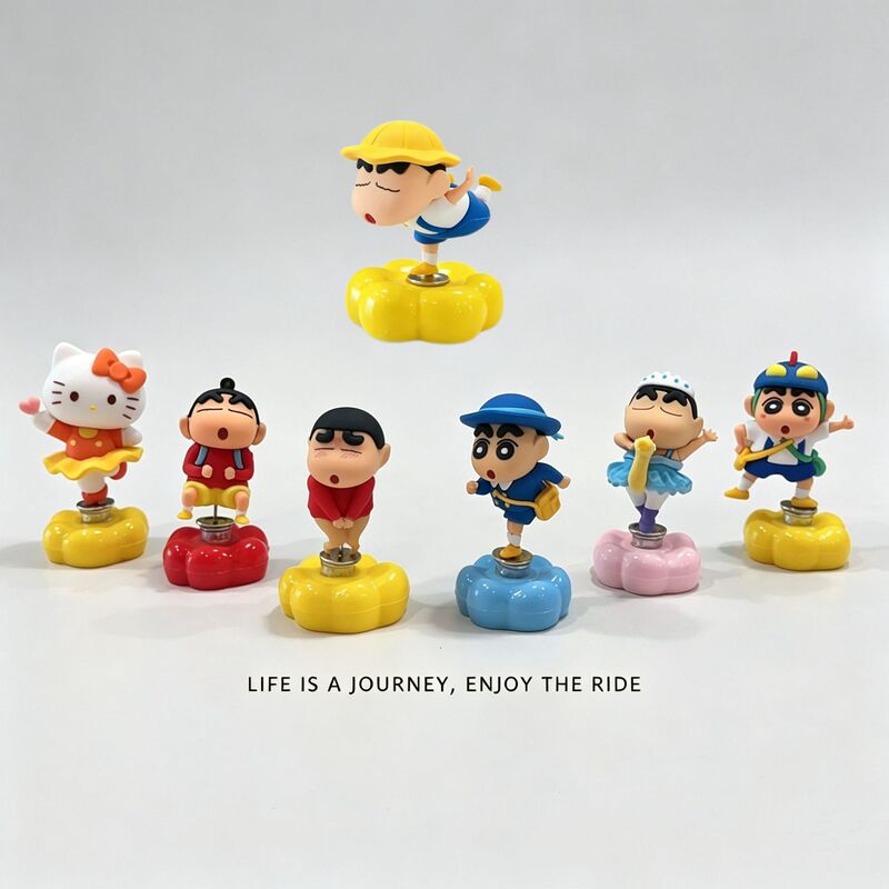Rotating Crayon Shin-Chan Series Toys, Hand-Made Dolls for Boys and Girls, Car Ornaments, Small Gifts for Children, Wholesale Rotating Crayon Shin-Chan Series Toys, Hand-Made Dolls for Boys and Girls, Car Ornaments, Small Gifts for Children, Wholesale