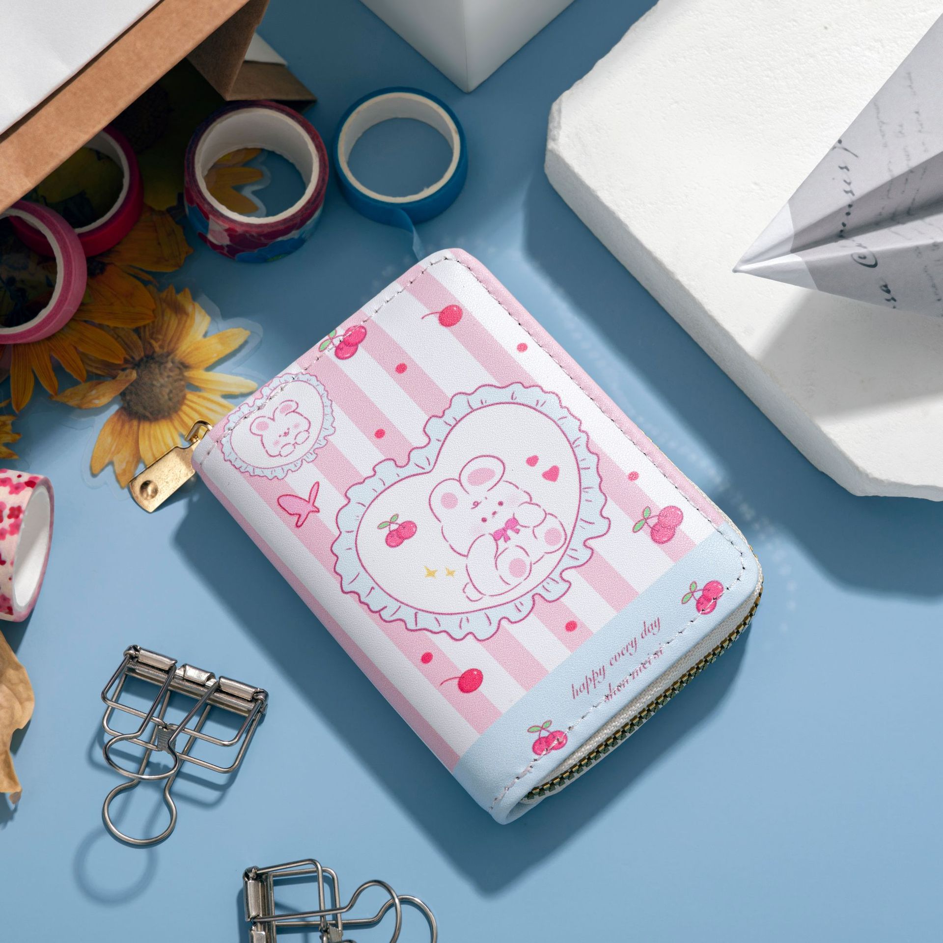 Nuevo paquete de tarjetas de órgano con impresión de dibujos animados, estilo de campus de marea nacional, múltiples tarjetas, tarjeta bancaria, tarjeta de almacenamiento, tarjeta de cambio