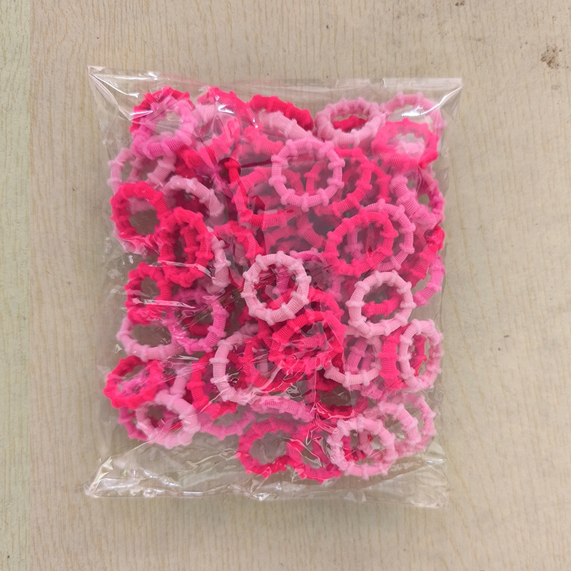 Solo al por mayor cuerda de pelo negro banda de pelo femenino estilo coreano alta elasticidad no duele el pelo banda de goma corbata alta Cola de Caballo accesorios para el cabello del bebé