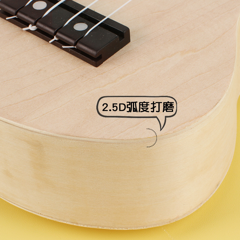 (Wholesale), ukulele with a score, guitar, musical instruments for students, painted materials set, 23 inch, DIY 3
