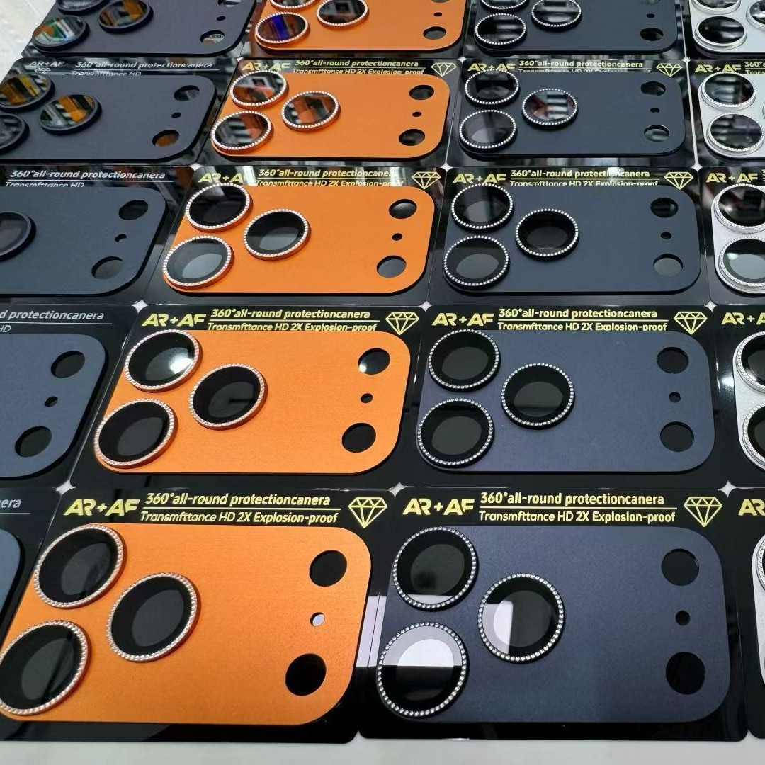 Aplicable a Apple 17Promax AR grabado película de lente de diamante iphone 17pro una armadura flash gafas de diamante