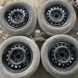 二手汽车轮毂轮胎总成12 13 14 15 16寸全尺寸备胎钢圈各种尺寸铁