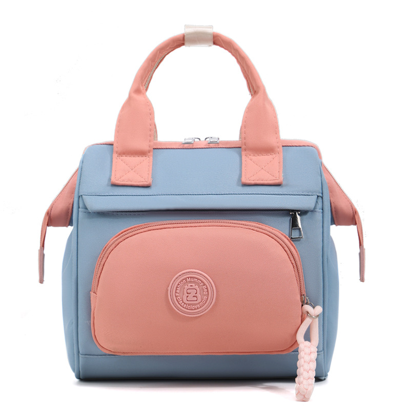 A portable small bag for women, a light backpack for shopping and commuting, fashionable Oxford fabric, a backpack for strolling kids, a mommy bag, a baby bag undefined