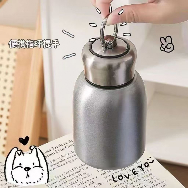 316小巧小胖墩保温杯不锈钢小胖丁保温杯水杯可爱便携迷你学生|undefined