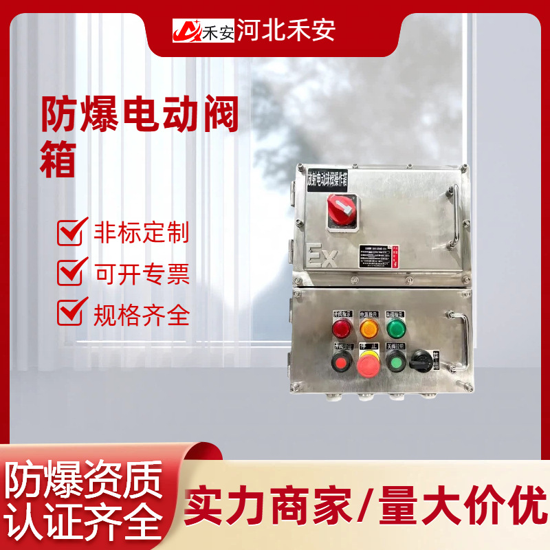 厂家电动阀门控制箱气控箱防爆箱化工军工IIIC防爆阀门控制箱