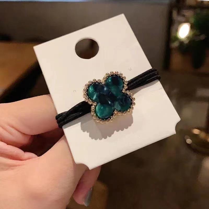 Elástico joyas de cabello de moda con frijoles frescos M anillo de cereza cuerda de cabello al por mayor de la banda de goma cabeza de 100 bolas de cabello rojo una variedad de alta elástica