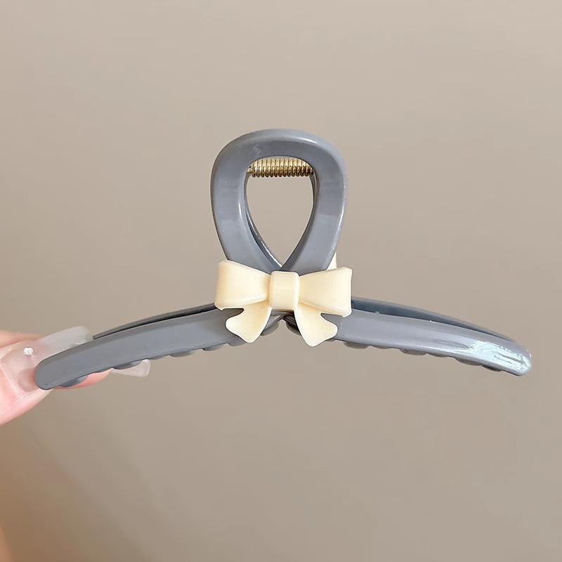 Clip de pelo de gran tamaño esmerilado simple Cabeza trasera updo horquilla de alto grado tiburón clip horquilla tocado al por mayor