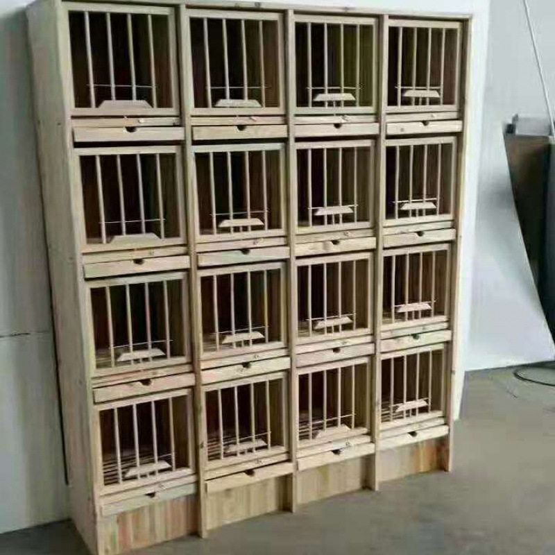 鳩組み合わせ鳩の巣箱競技鳩ケージ木製器具大型マッチングケージ無垢材種鳩調整|undefined