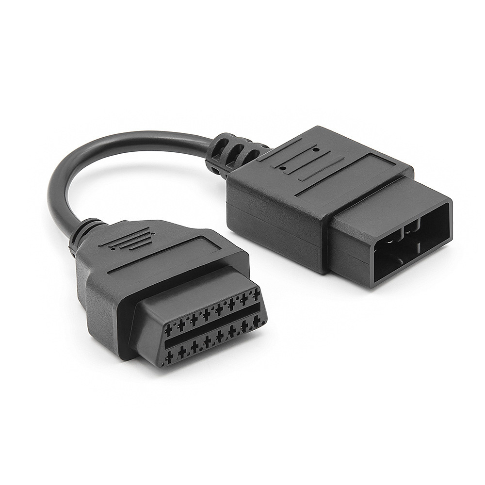 9Pin to 16Pin OBD 2 OBDII  Diagnostic Cable For SUBARU