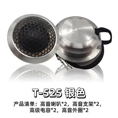 Diaphragm Tweeters, Audiophile-Grade Tweeter – Car horn/tweeter - t525-silver