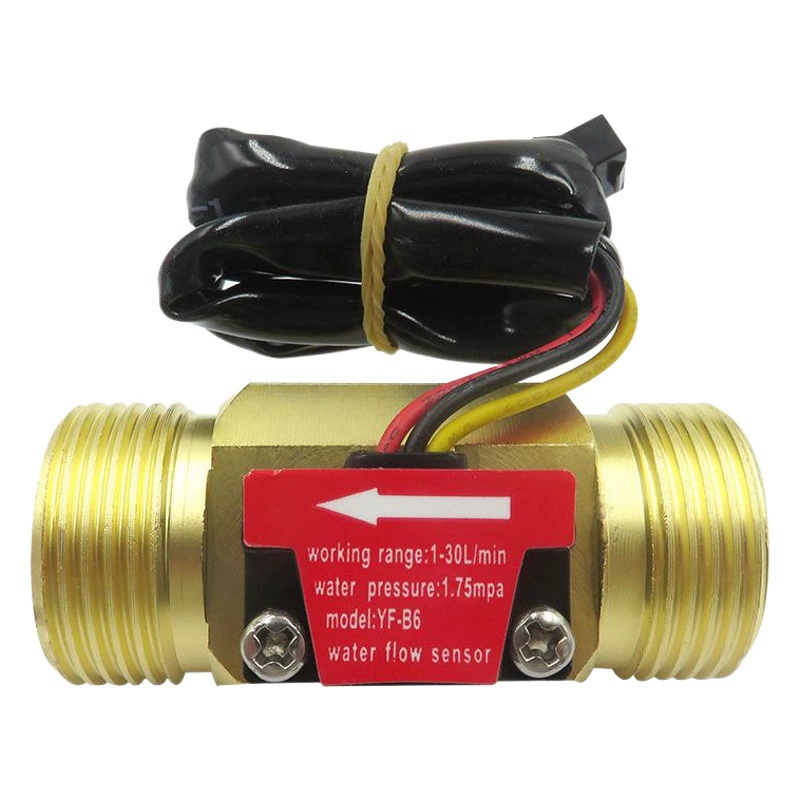Дицзян бренд 6 датчик расхода водонагреватель датчик турбо расходомер воды G3/4 Обнаружение потока воды B6