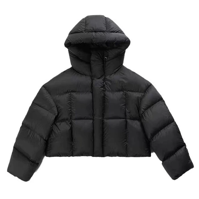 Winter down jacket, ultra light velvet hoody, 2023 collection, increased thickness, for teenagers, duck down