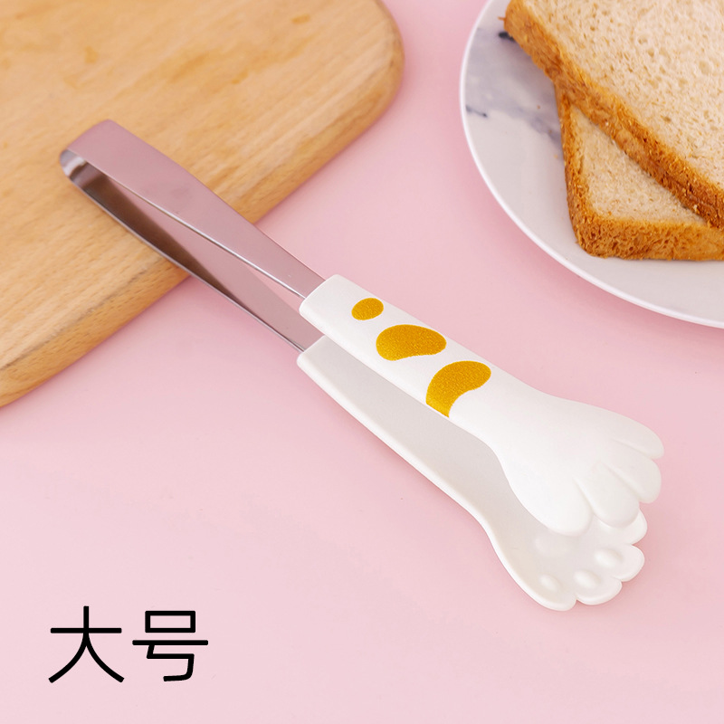 Lindo dibujos animados cocina garra de gato clip de alimentos de acero inoxidable clip de ensalada clip de barbacoa para hornear