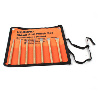 Pin punching set IMPA613088 punching set 7-piece set mixed punching set cylindrical punching flat head punching center punching set