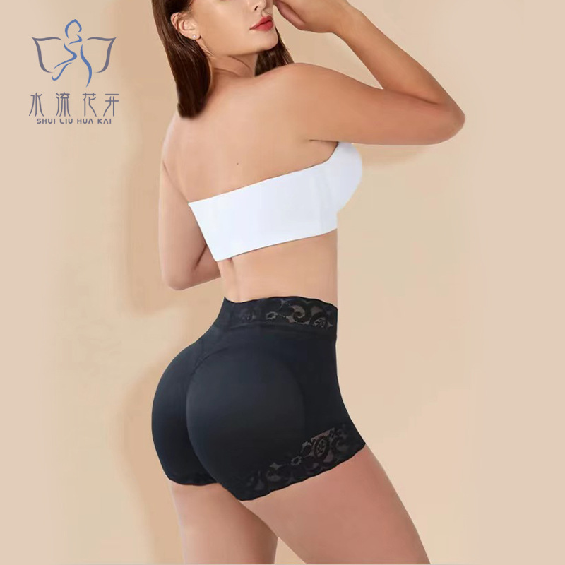 Nuevo Comercio exterior transfronterizo caliente verano cintura alta que forma la ropa interior encaje cintura que forma pantalones cortos de levantamiento de cadera que forman el vientre que forma los pantalones