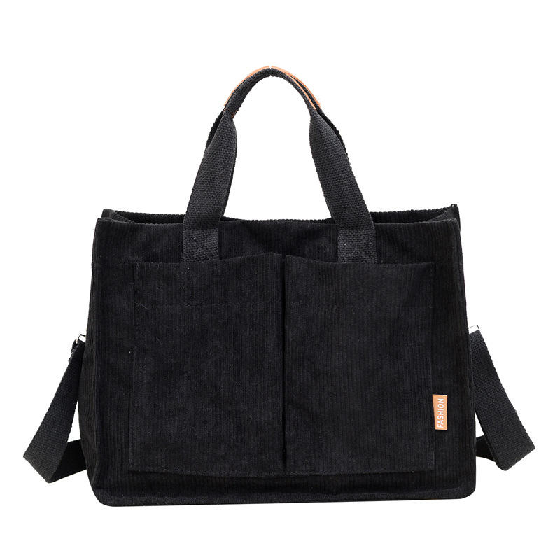 Bolso para mujeres 2022 nuevo estilo coreano de gran capacidad bolso de lona de bolsillo de bolso de hombro para estudiantes bolso de mano moda
