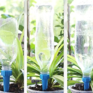 Adjustable Dripping Lazy Automatic Flower Watering Device for Holiday Travel Watering Artifact for Household Plastic Small Water Seepage