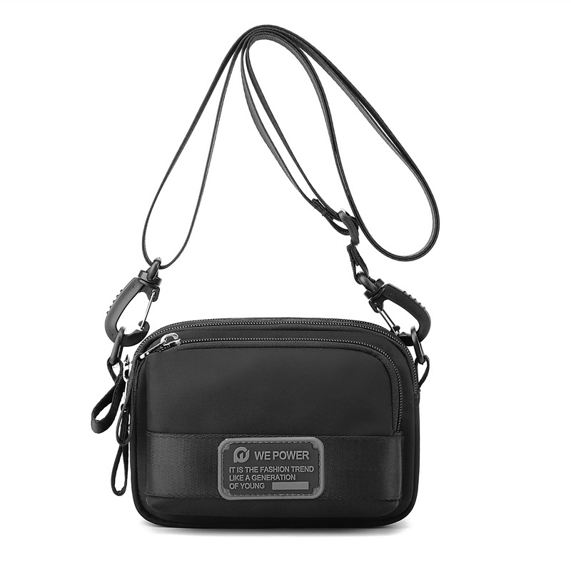 WEPOWER nuevo bolso de mensajero para hombre, bolso de hombro ligero y simple, mini riñonera casual