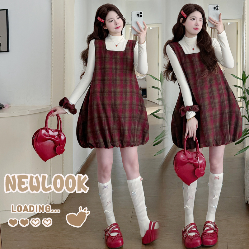 Maternity Dress 2026 Spring New Style Floral Bud Dress with a Festive New Year Vibe, Cute and Age-Reducing Maternity Set
