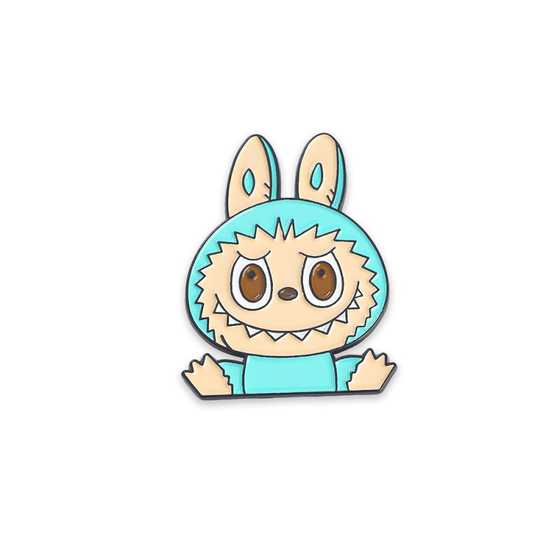国境を越えた貿易アクセサリー Labubu ラブブシリーズ アニメーション アニメーション ブローチ バッジ 衣類 バックパック 装飾|undefined